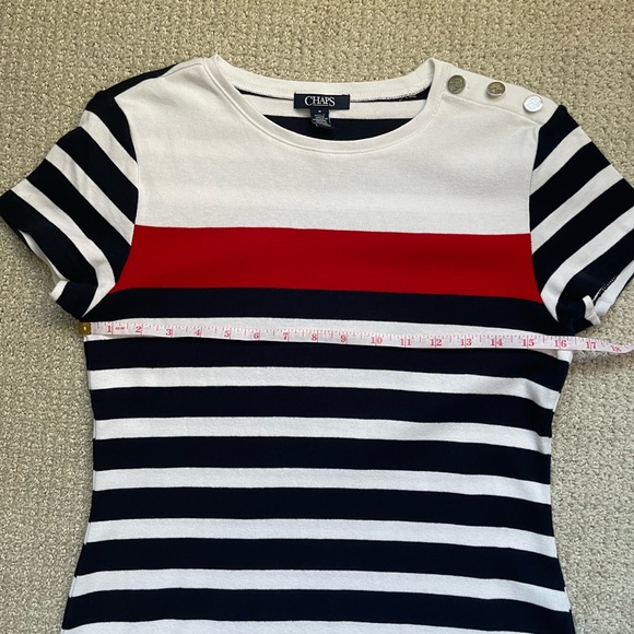 Chaps Striped Nautical Dress - Picture 6 of 9